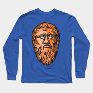 Plato ∆∆ Original Aesthetic Design Long Sleeve T-Shirt